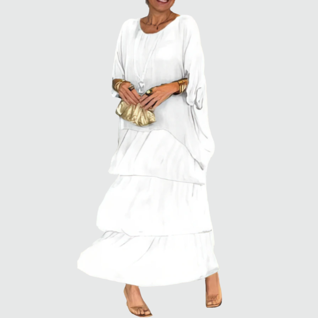 Eleanor | Elegant Flowing Maxi Dress
