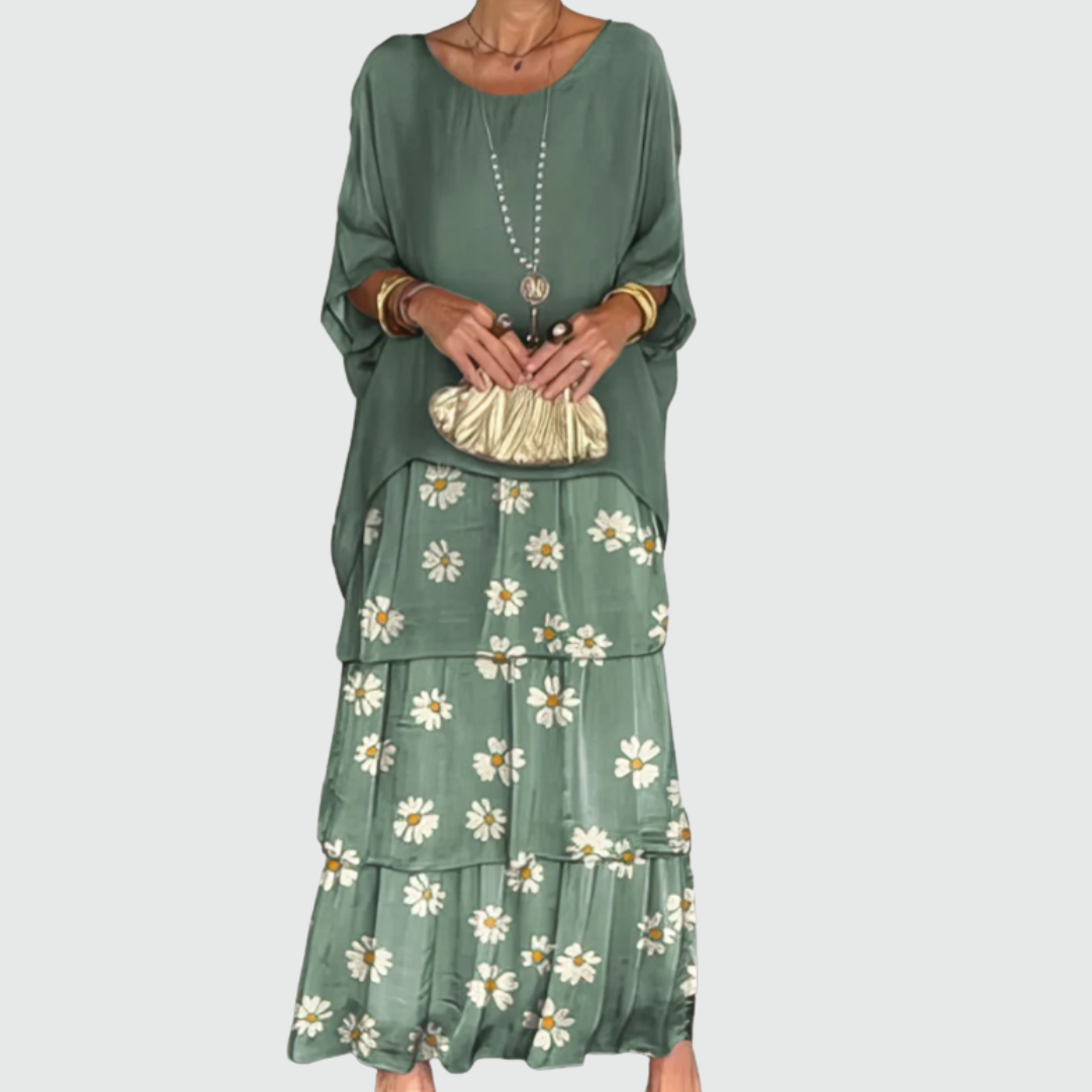 Eleanor | Elegant Flowing Maxi Dress