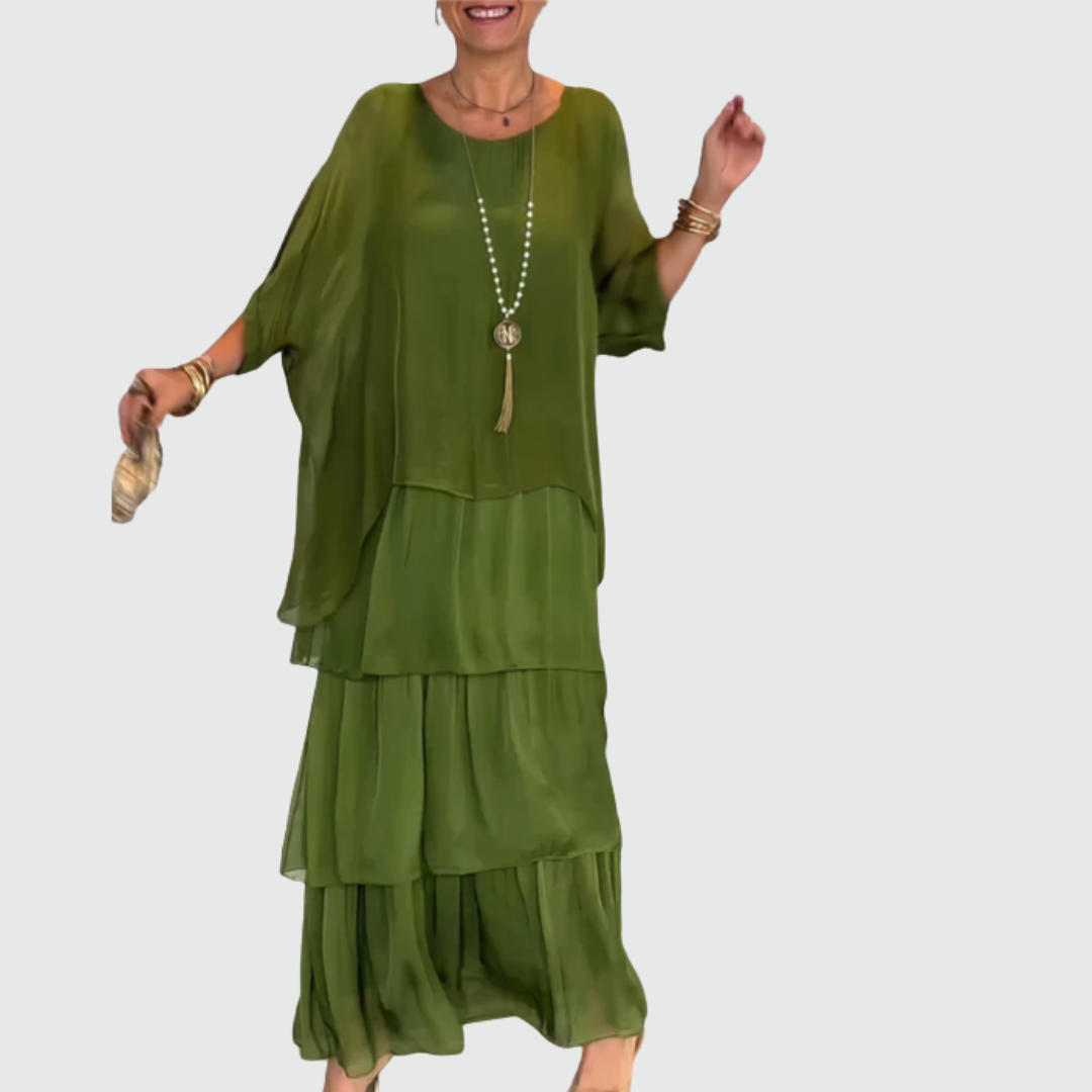 Eleanor | Elegant Flowing Maxi Dress