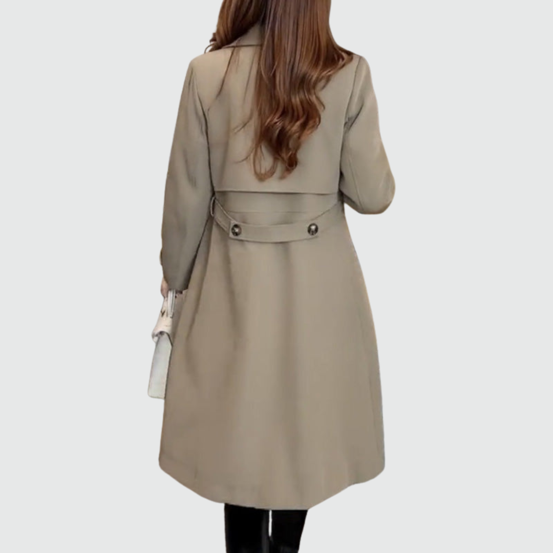 Claudine | Timeless Wool Trench Coat