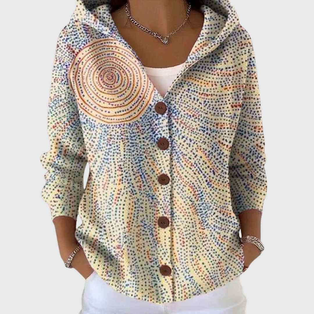 Cassidy | Warm Long Artistic Cardigan