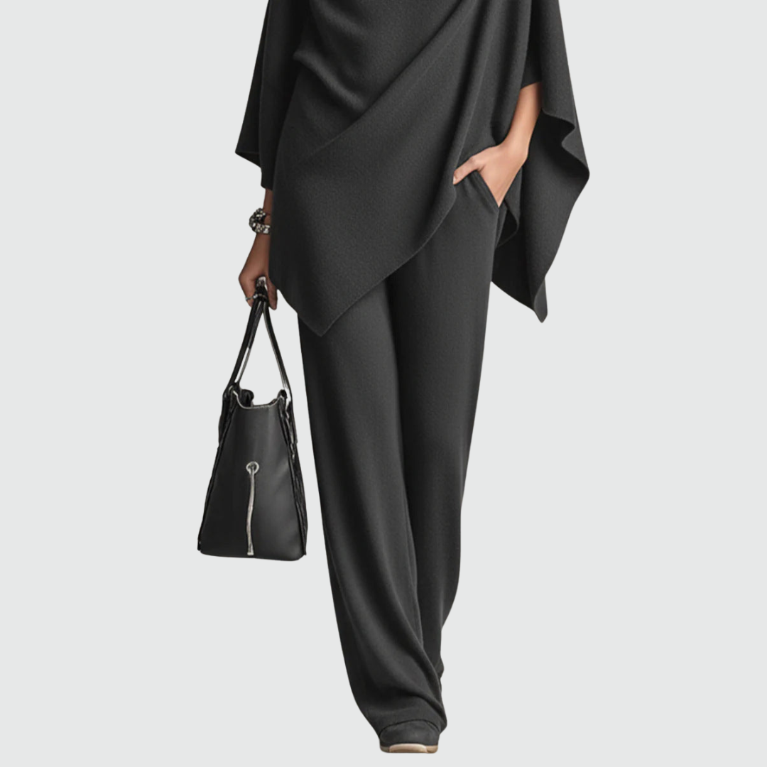 Elara | Timeless Draped Two-Piece Set