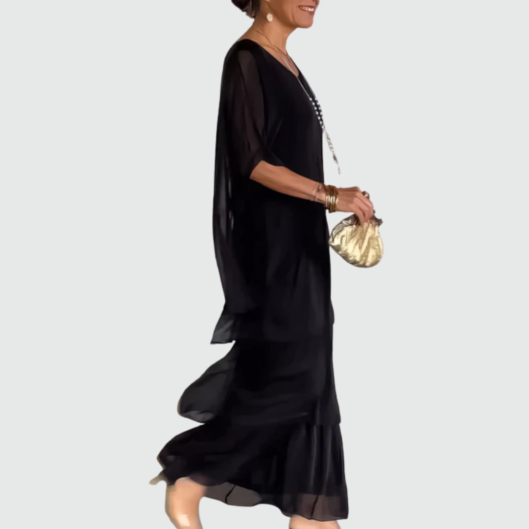 Eleanor | Elegant Flowing Maxi Dress
