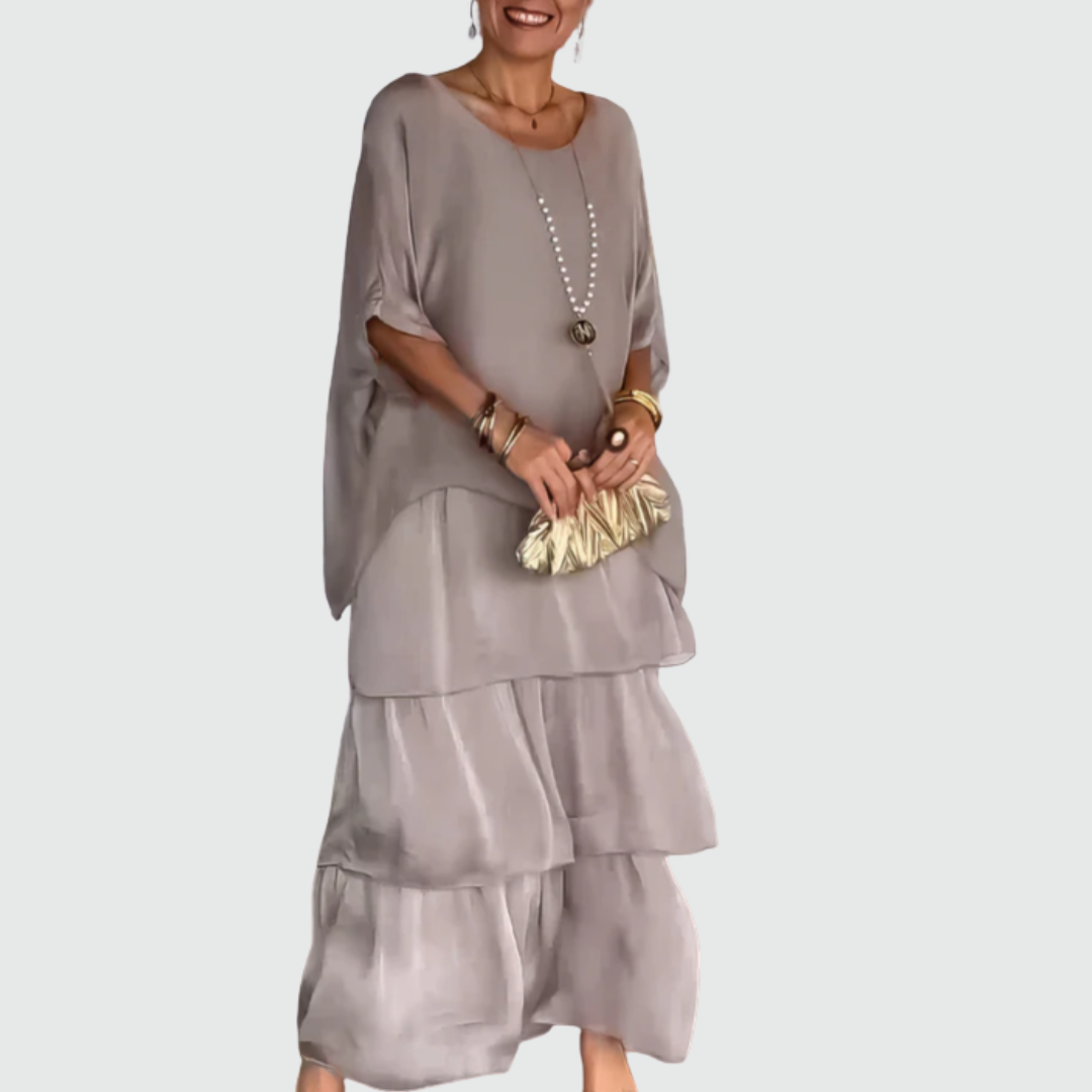 Eleanor | Elegant Flowing Maxi Dress