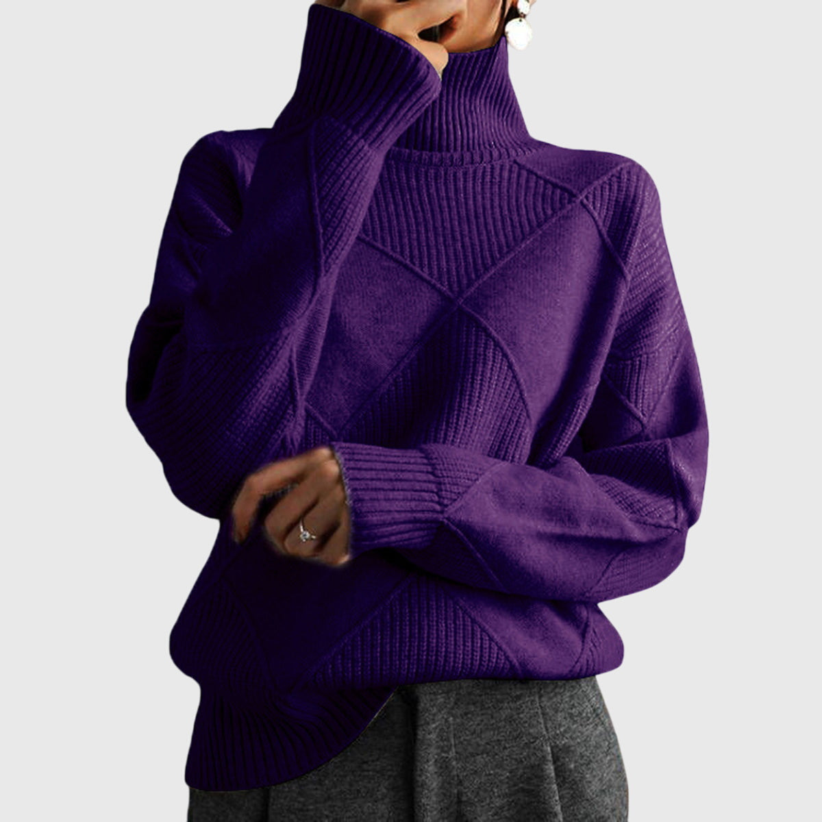 Angela™ - Turtleneck Sweater