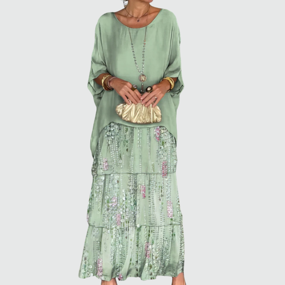 Eleanor | Elegant Flowing Maxi Dress