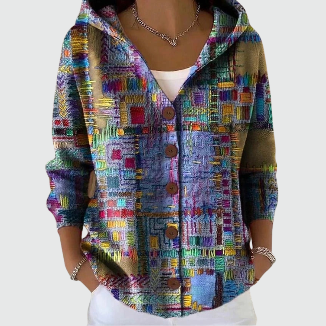 Cassidy | Warm Long Artistic Cardigan