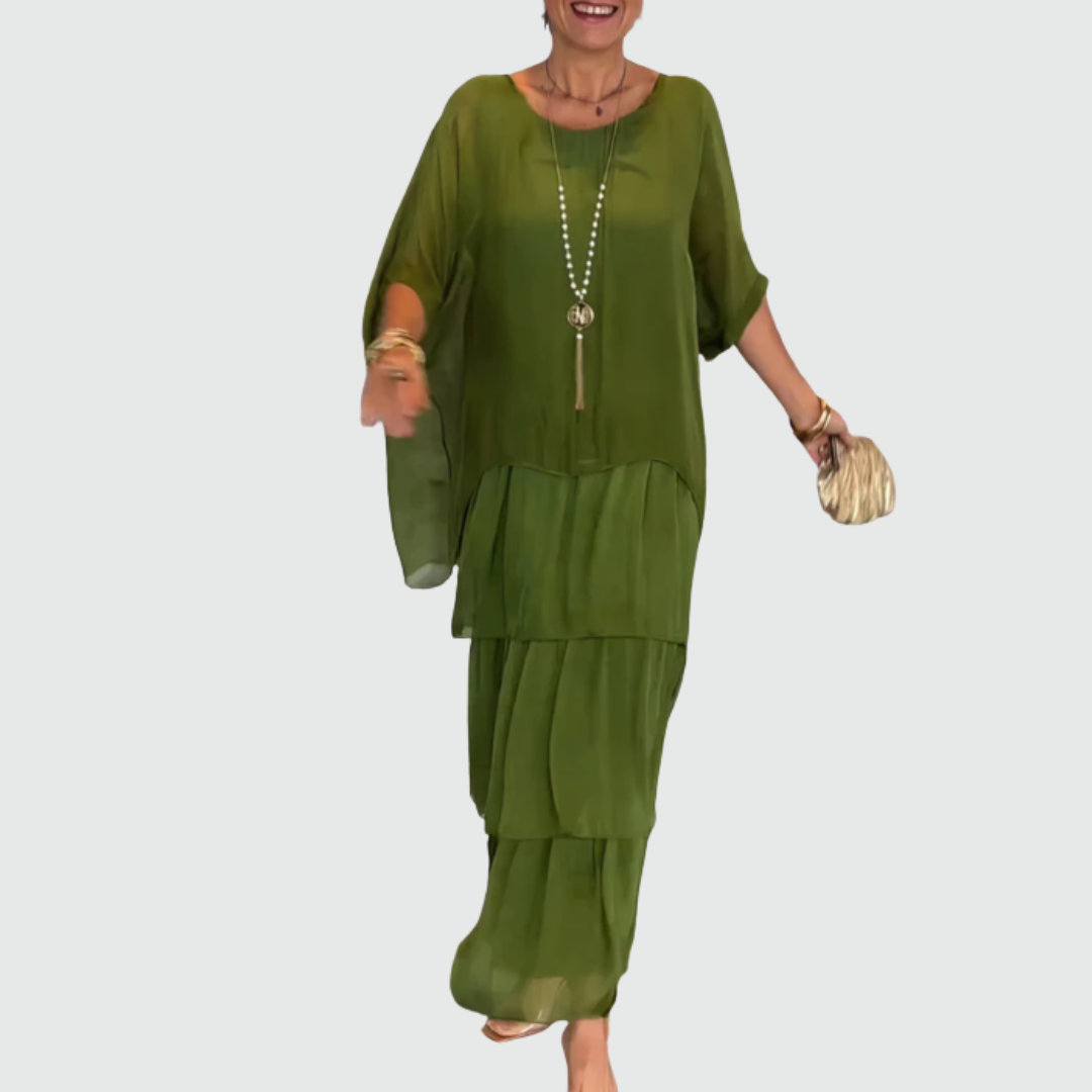 Eleanor | Elegant Flowing Maxi Dress