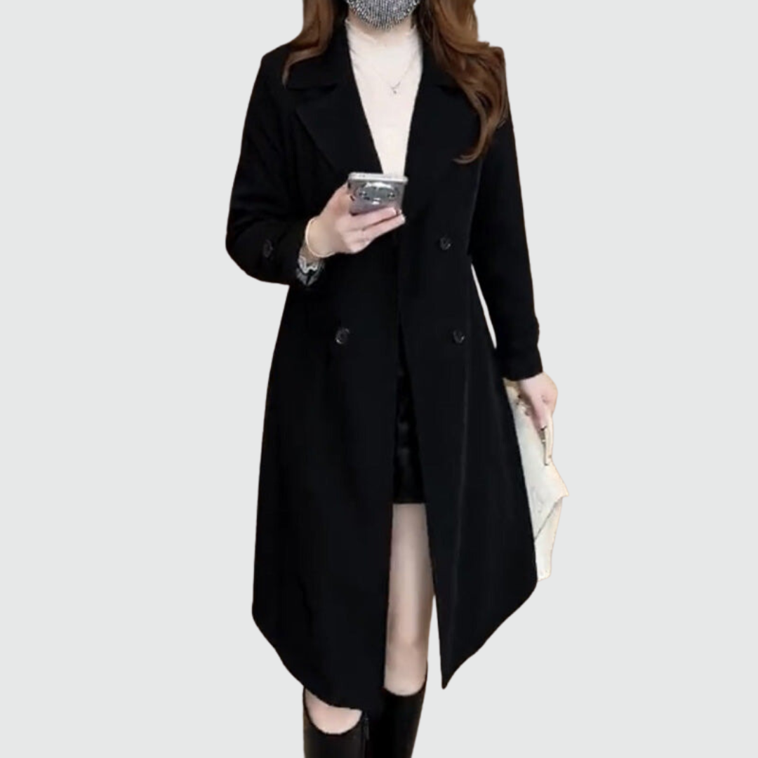 Claudine | Timeless Wool Trench Coat